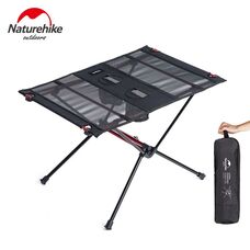 Розкладний стіл Naturehike NH19Z027-Z алюмінієвий сітчастий чорний Зображення