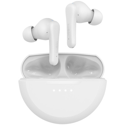 Навушники бездротові Belkin Soundform Rhythm True Wireless, білі, Bluetooth 5.2, до 24 годин Зображення