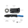 Нож Civivi Baby Banter C23045-1 фиксированный G10 Nitro-V Drop Point Изображение