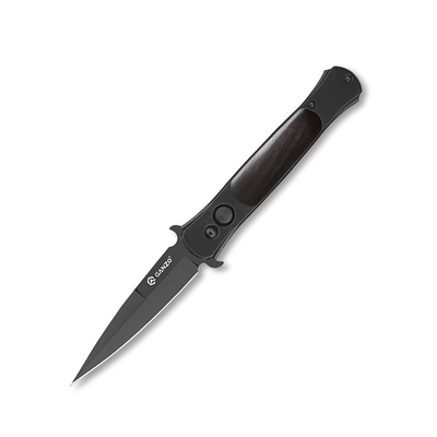 Нож складной Ganzo G707B 440C Auto Lock с деревянными вставками Изображение