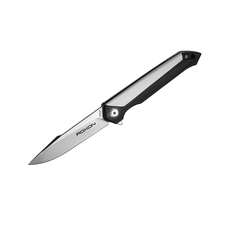 Нож складной Roxon K3 с лезвием 12C27, рукоять G10 и кожа, белый Изображение