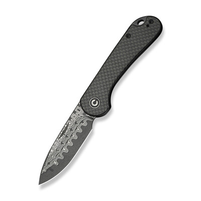 Ніж складаний Civivi Elementum Slip Joint дамаська сталь Twill Carbon C18062AJ-DS1 Зображення