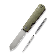 Ніж складаний Civivi Sendy Milled зелено-червоний C21004B-1, Nitro-V, G10 Зображення