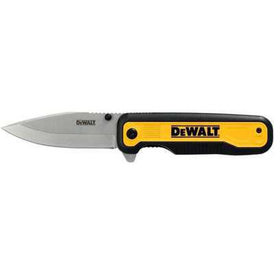 Ніж складаний DeWALT 84 мм, ергономічна рукоятка, міцне лезо Зображення