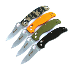 Ніж складаний Ganzo G733-GR зелений 440C Axis Lock G10, 21 см Зображення