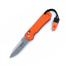 Ніж складаний Ganzo G7452P-OR-WS 440C Stonewash G10 Axis Lock Зображення
