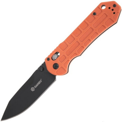 Нож складной Ganzo G7453P-OR, сталь 440C, рукоять G10, оранжевый Изображение