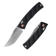 Ніж складаний Ruike P856-B чорний, сталь Sandvik 14C28N, G10 Зображення
