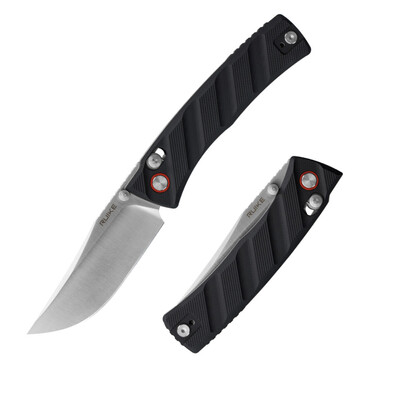 Нож складной Ruike P856-B черный, сталь Sandvik 14C28N, G10 Изображение