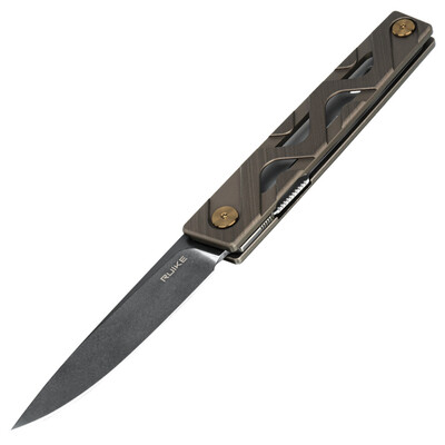 Складной нож Ruike P878-AK 87 мм Sandvik 14C28N, алюминиевая рукоять Изображение