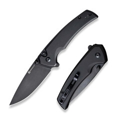 Складной нож Sencut Serene S21022B-1, клинок D2, алюминиевая рукоять Изображение