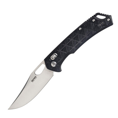Ніж складаний SRM Retriever 9201-PB, сталь 8Cr13MoV, чорний, 90 мм Зображення