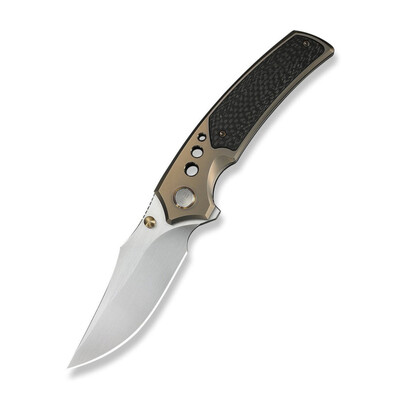 Складной нож Weknife Skynix WE24087-3, Bohler M390, титан, карбон Изображение