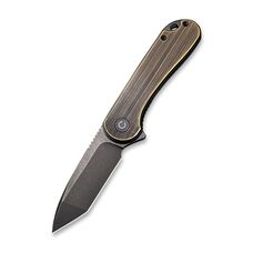 Ніж складаний Civivi Elementum C907T-A D2 BlackWash, латунна ручка Зображення