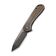 Ніж складаний Civivi Elementum C907T-A D2 BlackWash, латунна ручка Зображення