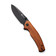 Нож складной Sencut Slashkin S20066-4 D2 59-61 HRC деревянная рукоять Изображение