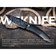 Ніж складний Weknife Sine Wave WE23069B-1, сталь M390, титан Зображення