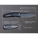 Ніж складний Weknife Sine Wave WE23069B-1, сталь M390, титан Зображення