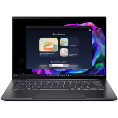 Ноутбук Acer Swift X 14 SFX14-61G OLED 2.8K, Ryzen AI 7, 32 ГБ, RTX 5050, 1 ТБ SSD, сірий Зображення