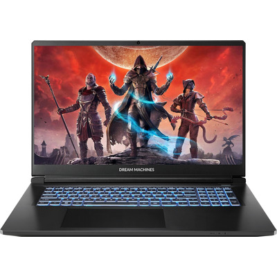 Ноутбук Dream Machines RT5060-17UA24 17.3'' FHD IPS, Ryzen AI 7 350, 32 ГБ, RTX 5060, 1 ТБ SSD, чорний Зображення