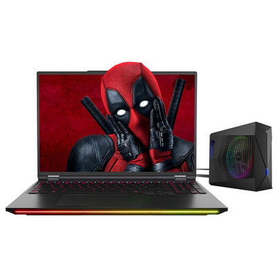 Ноутбук Dream Machines RT5090-16 16'' WQXGA, R9 9955HX3D, 32 ГБ, 2 ТБ SSD, RTX 5090, чёрный Изображение