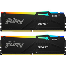 Оперативная память Kingston FURY Beast DDR5 64 ГБ (2x32 ГБ) 5200 МГц RGB, черная Изображение