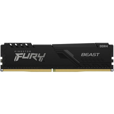 Оперативна пам'ять Kingston FURY Beast DDR4 16GB (2x8GB) 3200 МГц, чорна з радіатором Зображення