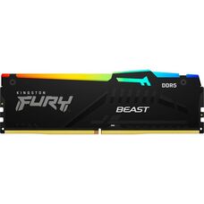 Оперативна пам’ять Kingston FURY Beast DDR5 32GB 6000 МГц RGB, DIMM, CL36 Зображення