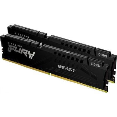 Оперативна памʼять Kingston FURY Beast DDR5 64 ГБ (2х32 ГБ) 5600 МГц DIMM чорна Зображення