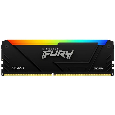 Оперативная память Kingston FURY Beast RGB DDR4 32GB (2x16GB) 3200 МГц с подсветкой Изображение