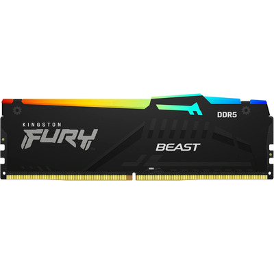 Оперативная память Kingston FURY Beast RGB DDR5 32ГБ 5600 МГц с радиатором Изображение