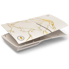 Панели корпуса для консоли PlayStation 5 Slim Ghost of Yotei Limited Edition, пластик, белый с золотистым Изображение