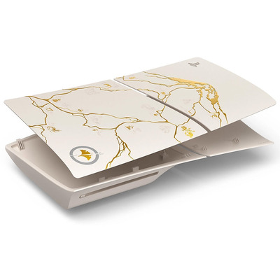 Панелі корпусу для консолі PlayStation 5 Slim Ghost of Yotei Limited Edition, пластик, білий з золотистим Панелі корпусу для консолі PlayStation 5 Slim Ghost of Yotei Limited Edition, пластик, білий з золотистим Зображення