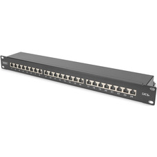 Патч-панель Digitus DN-91624S-EA CAT 6A 24 порта 1U экранированная Изображение