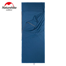 Вкладыш для спального мешка Naturehike NH15S012-D хлопок синий 210x75 см Изображение