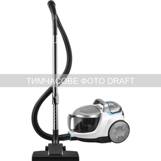 Пилосос ARDESTO VC-I-C700W контейнерний, 700 Вт, НЕРА, біло-сріблястий Зображення
