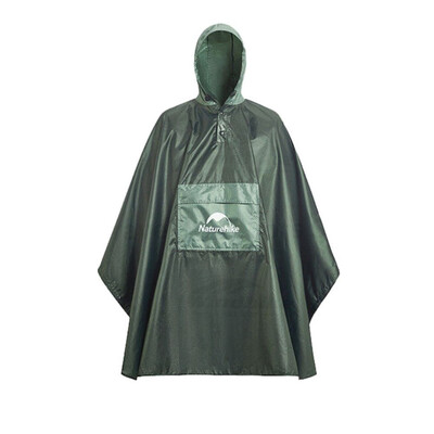 Плащ-дощовик Naturehike CNH23RG001 темно-зелений 107×143 см, 5000 мм Зображення