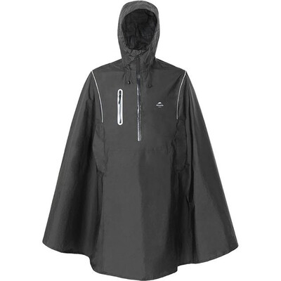 Плащ-дощовик Naturehike NH21FS038 L чорний водонепроникний Зображення