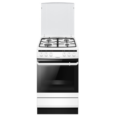 Плита Hansa FCMW580250, 62л, 50x60см, конвекція, чавун, білий Зображення