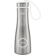 Бутылка для питьевой воды Grohe Blue 450 мл, нержавеющая сталь, двойные стенки Изображение