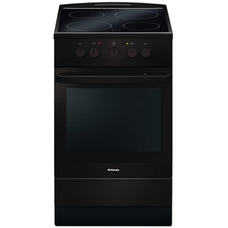 Электрическая плита Hansa 50x60 см стеклокерамическая духовка 68 л коричневая класс A Изображение