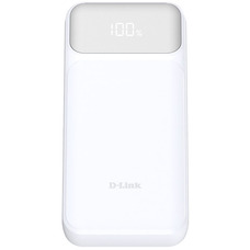 Портативна батарея D-Link DPP-201 20000 мА·год, 65 Вт, 2xUSB-C, дисплей, біла Зображення