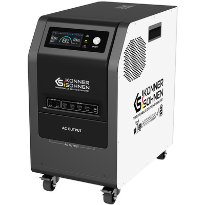 Портативная электростанция Könner & Söhnen KS 3000PS 3000Вт 3200Вт·ч LiFePO4 бело-черная Портативная электростанция Könner & Söhnen KS 3000PS 3000Вт 3200Вт·ч LiFePO4 бело-черная Изображение