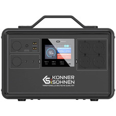 Портативная электростанция Könner & Söhnen KS 2400PS, LiFePO4, Bluetooth, 2240 Вт·ч, 2400 Вт Изображение