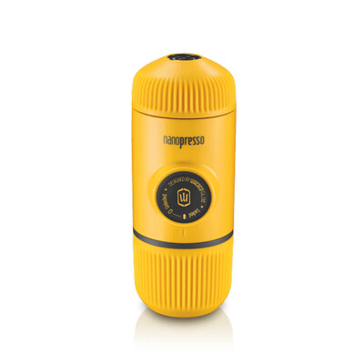 Портативна еспресо-кавоварка Wacaco Nanopresso 18 бар, 80 мл, жовта Зображення
