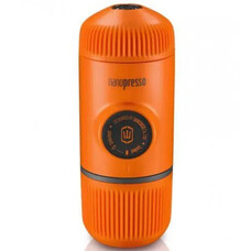 Портативная эспрессо-кофемашина Wacaco Nanopresso оранжевая 18 бар, 80 мл, чехол Изображение