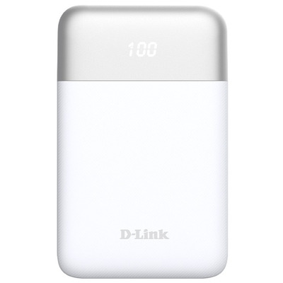 Портативний акумулятор Power Bank D-Link DPP-101 10000 мА·год, 18 Вт, 1xUSB-A, 1xUSB-C, білий Зображення