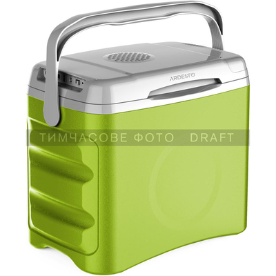 Портативный холодильник ARDESTO CR-25L, 25л, 2в1, салатовый, USB Изображение