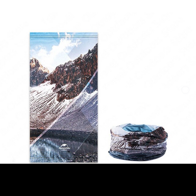 Повязка Naturehike NH20FS024 Cool-Feeling Snowpeak-Blue унисекс Изображение