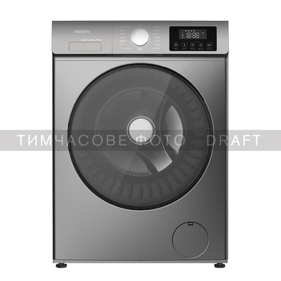 Пральна машина ARDESTO WMW-8103DGBD фронтальна, 8 кг, інвертор, сірий Зображення